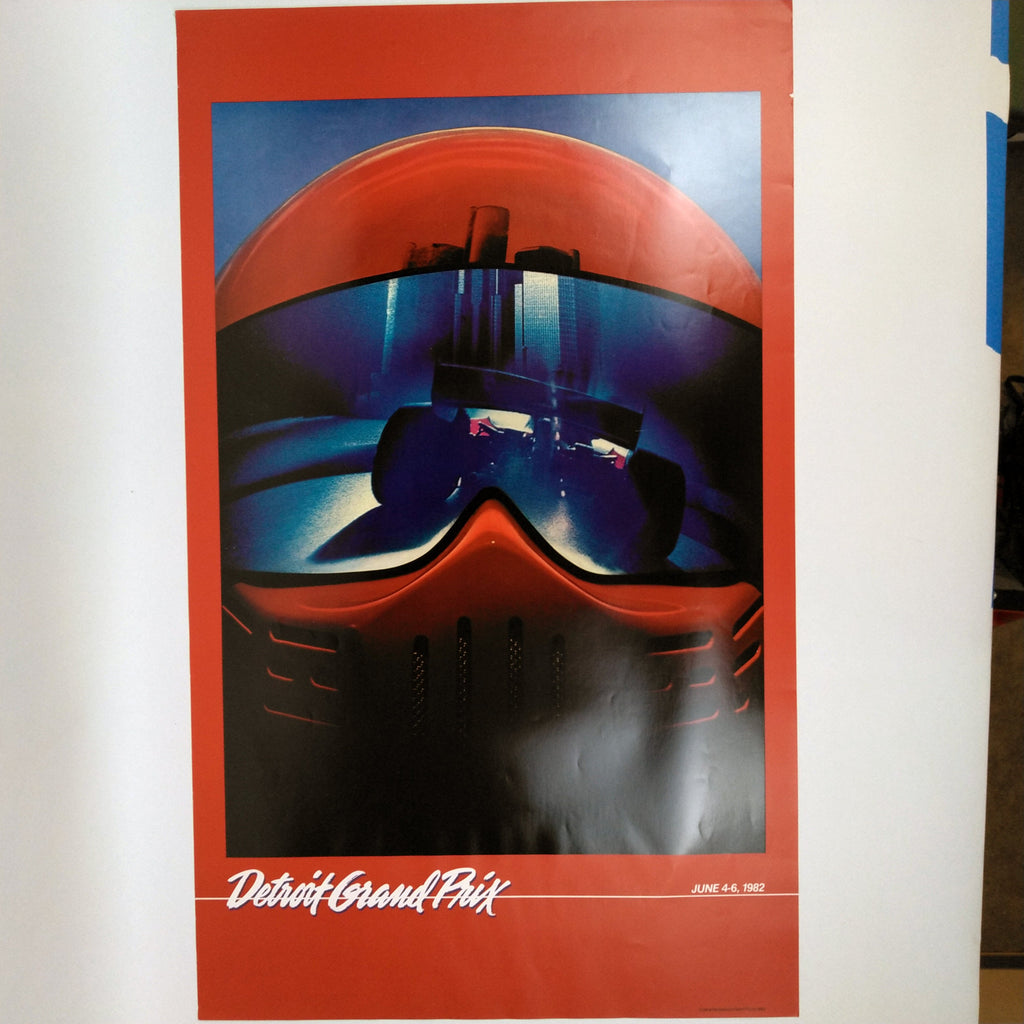 1982 Detroit Grand Prix Poster