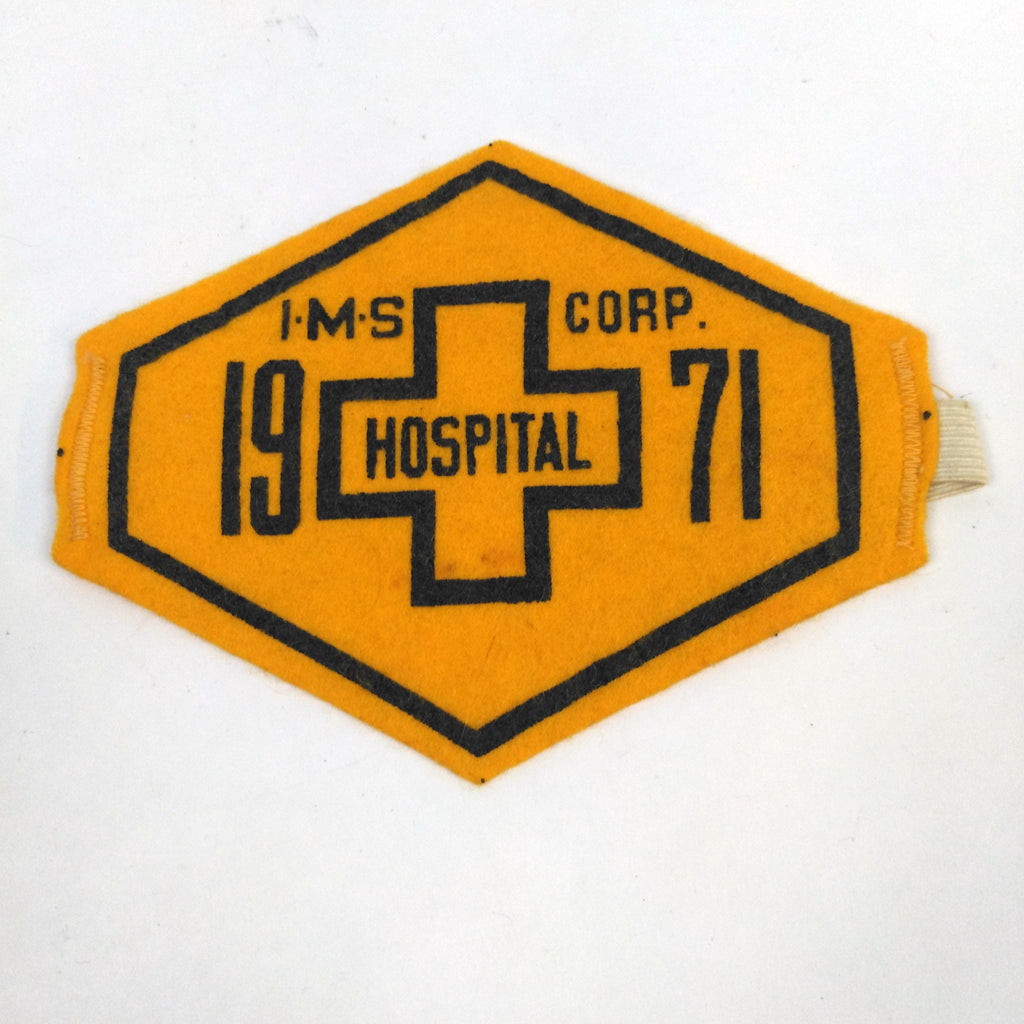 1971 Indianapolis Motor Speedway Hospital Armband